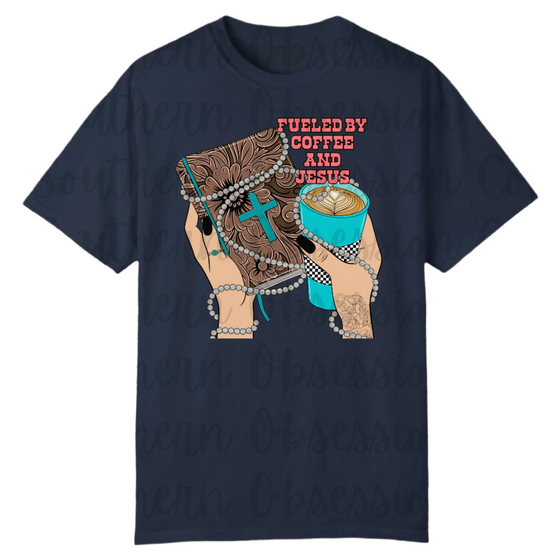 Fueled by coffee and Jesus Tee