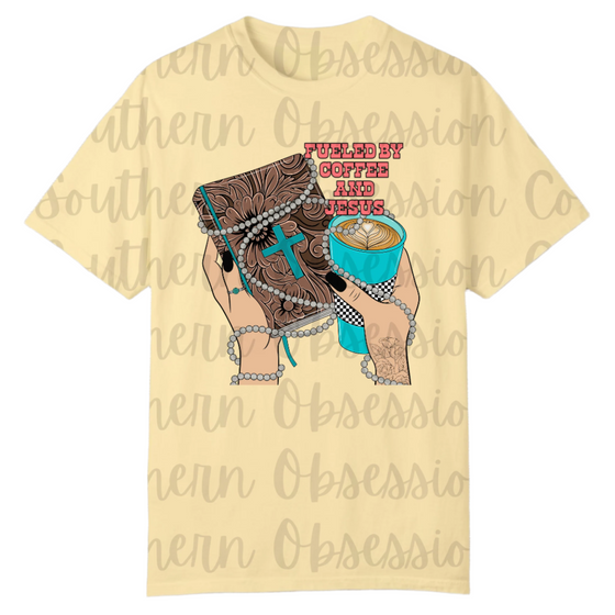 Fueled by coffee and Jesus Tee
