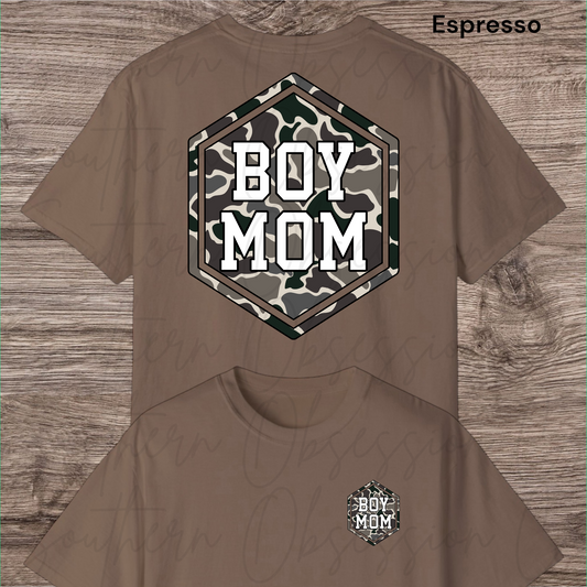 Camo Boy Mama Tee
