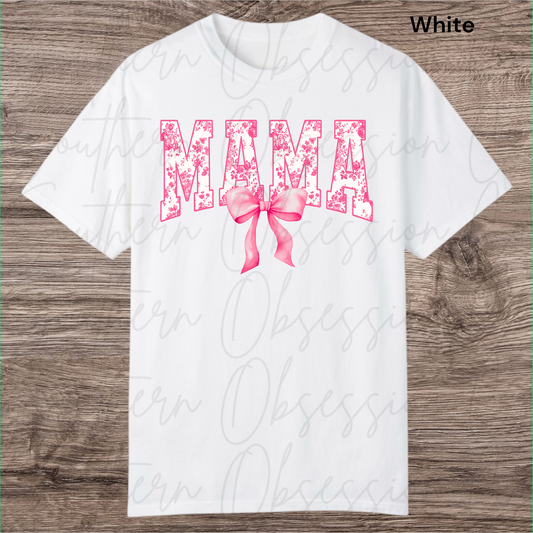 Pink Mama Bow Tee