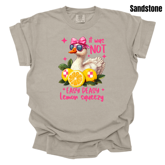 Easy Peasy Lemon Squeezy Tee
