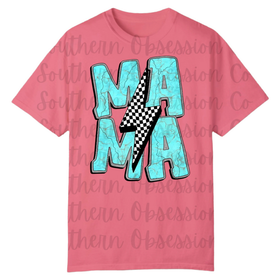 Mama Checkered Tee