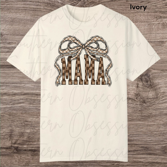 Tan Trendy Mama Tee