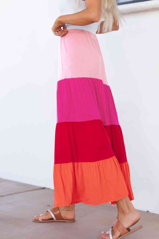 Mariana Tiered Maxi Skirt - Southern Obsession Co. 