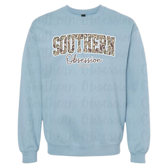 Camo SOC Gildan Sweatshirt