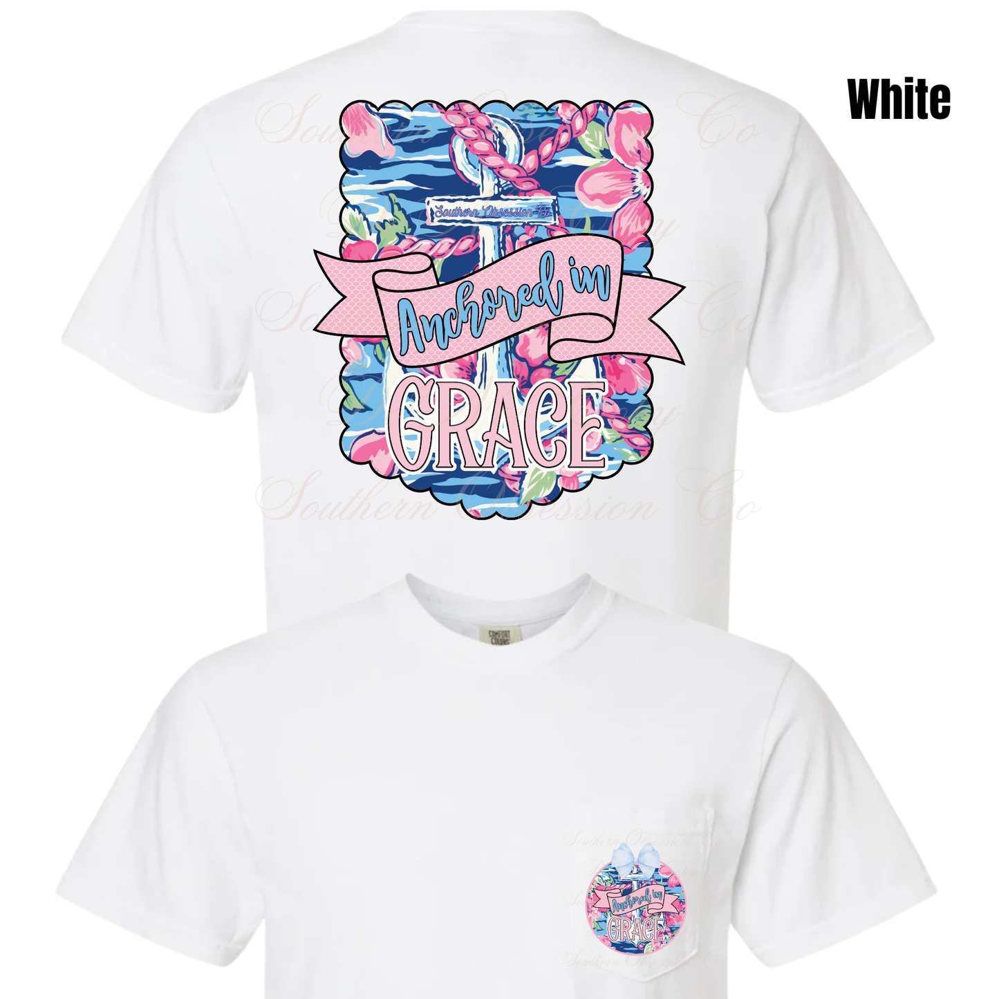 Anchored By Grace Tee