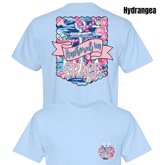 Anchored By Grace Tee