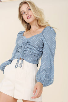  Polka dot crop top - Southern Obsession Co. 