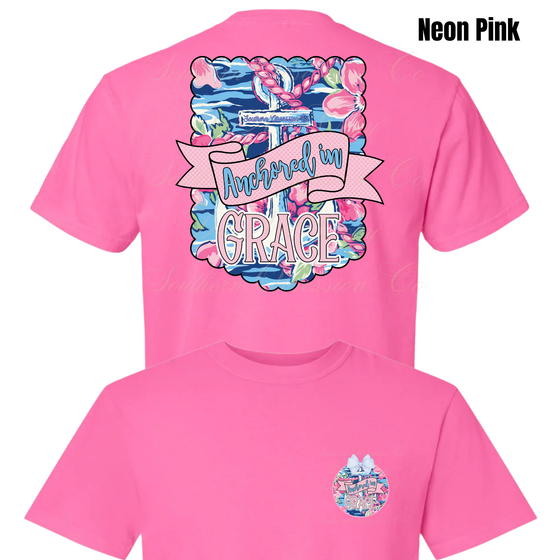 Anchored By Grace Tee