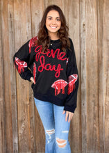 Load image into Gallery viewer, Sequin Football Patch Sweatshirt
