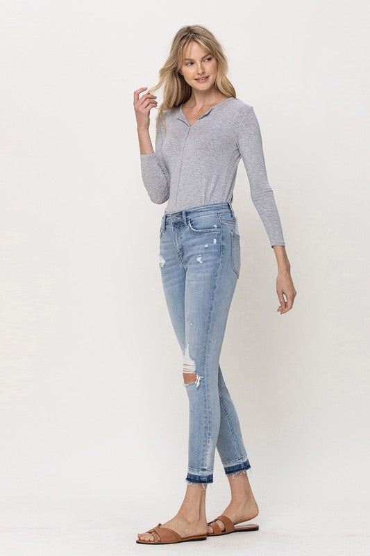 Mid Rise Crop Skinny - Southern Obsession Co. 