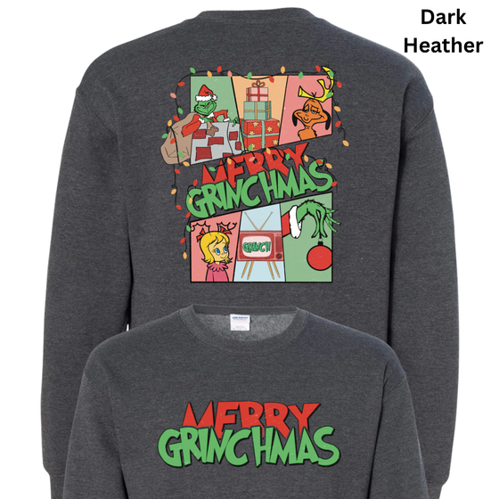 Merry Grinchmas Cartoon Sweatshirt