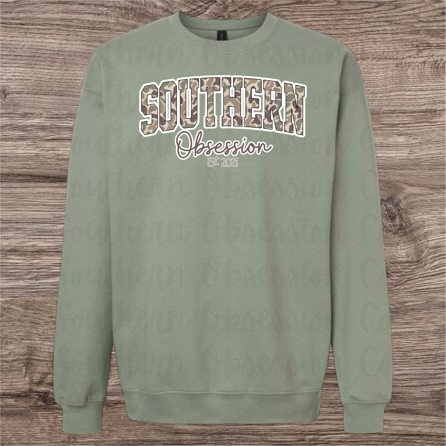 Camo SOC Gildan Sweatshirt