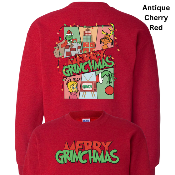 Merry Grinchmas Cartoon Sweatshirt