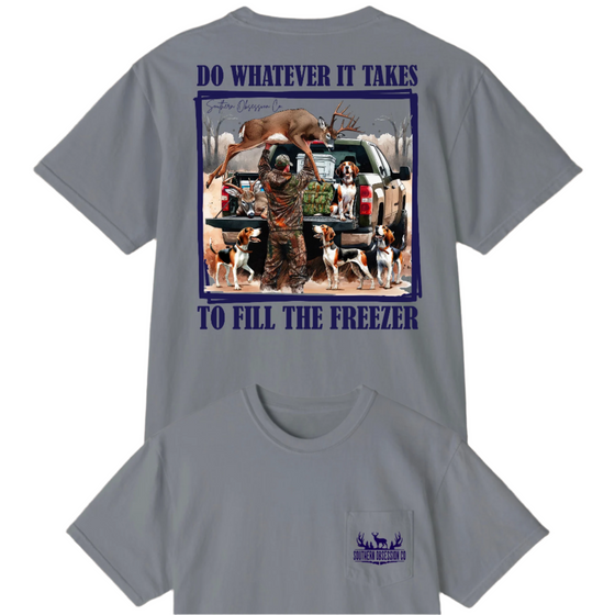 Fill The Freezer Navy Tee
