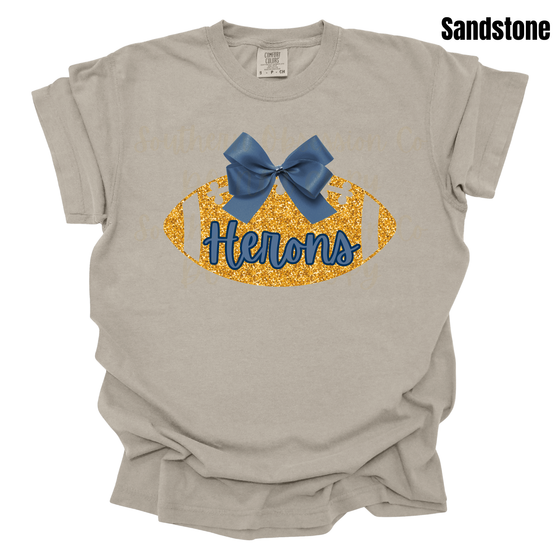 Sparkly Football BC Tee