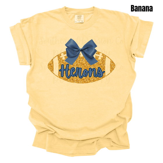 Sparkly Football BC Tee