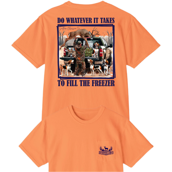 Fill The Freezer Navy Tee