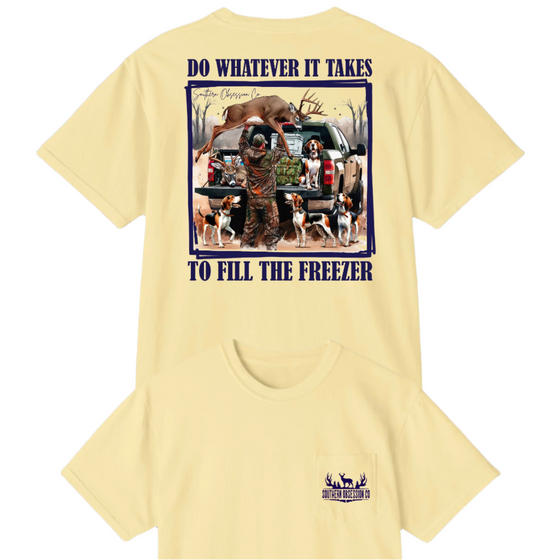 Fill The Freezer Navy Tee