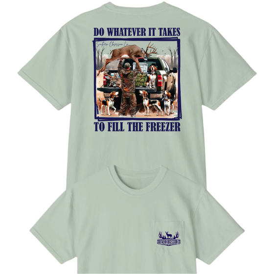 Fill The Freezer Navy Tee
