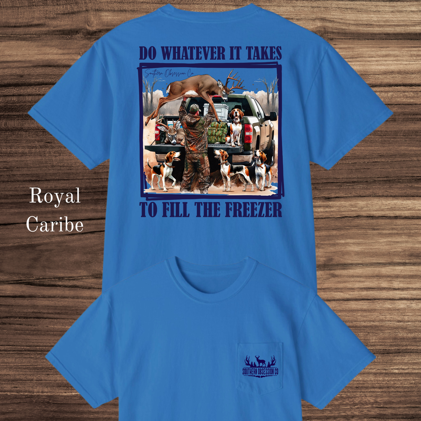 Fill The Freezer Navy Tee