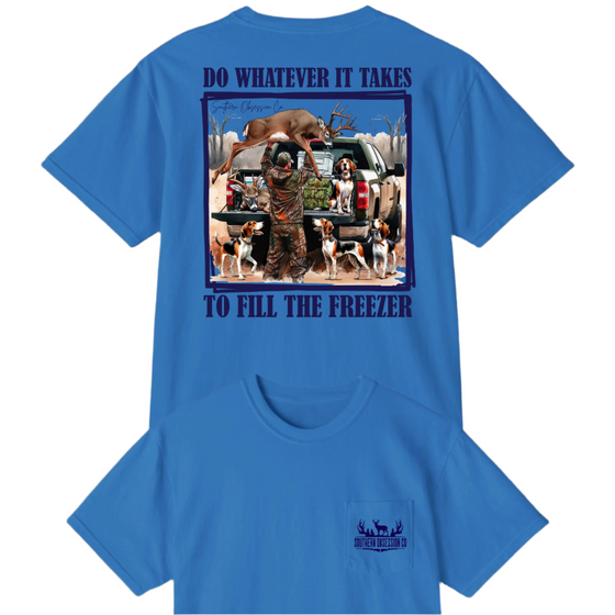 Fill The Freezer Navy Tee
