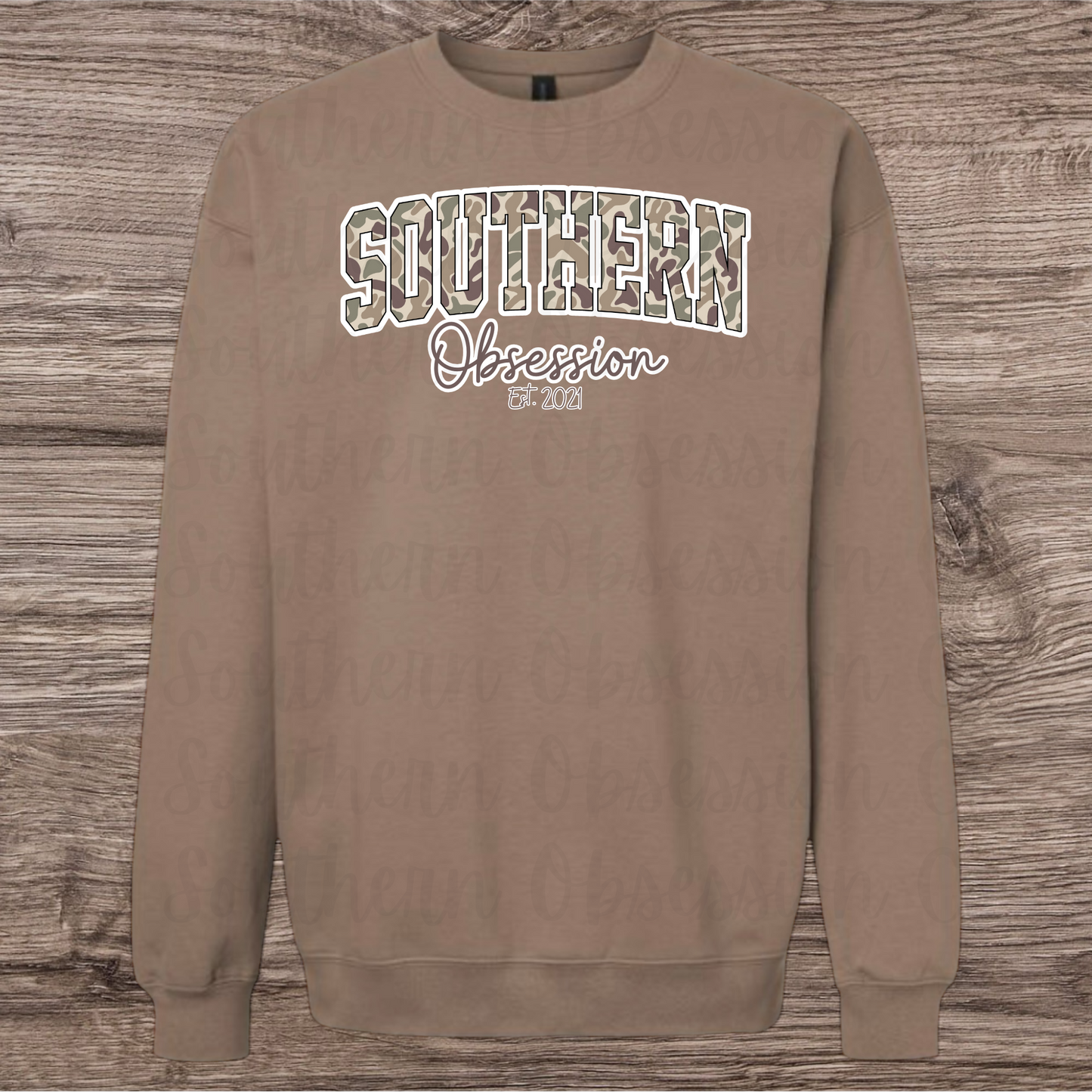 Camo SOC Gildan Sweatshirt