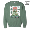 Merry x3 Christmas Tree Sweatshirt