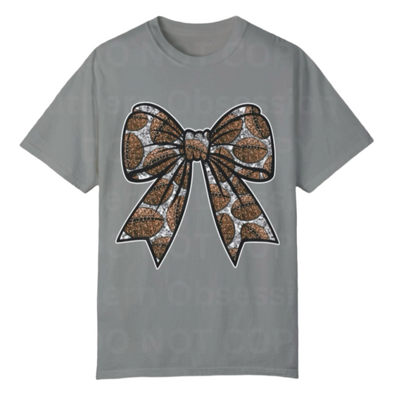 Bow Football Tee