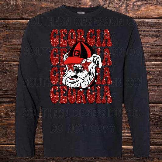 Faux Sequin Georgia Sweatshirt