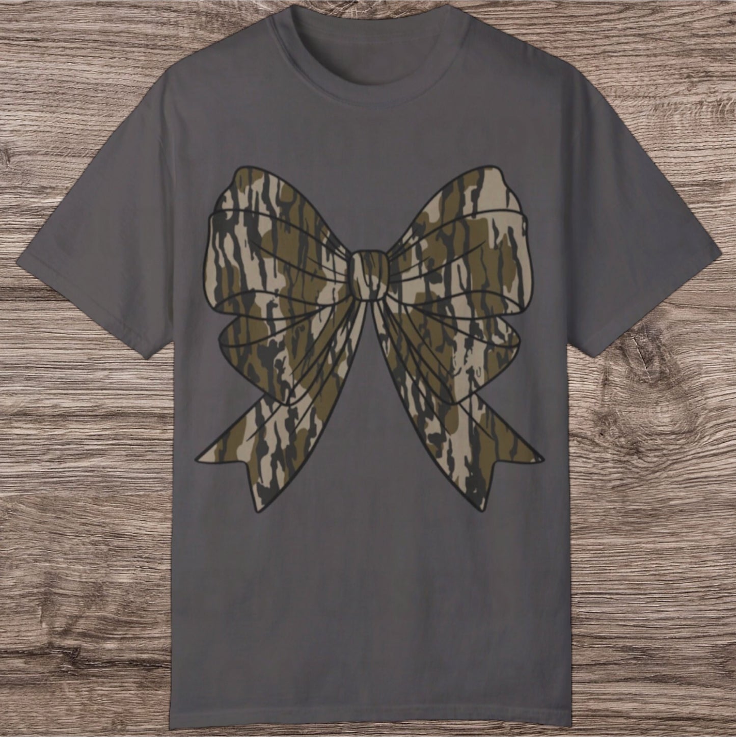 Dark Camo Bow Tee