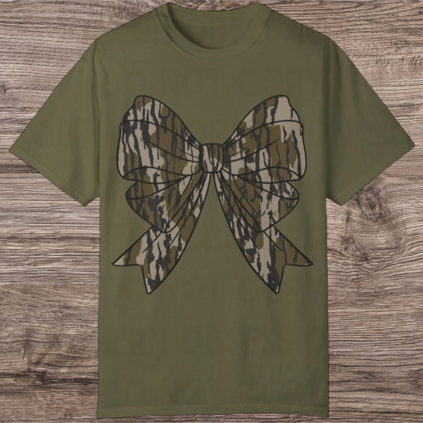 Dark Camo Bow Tee