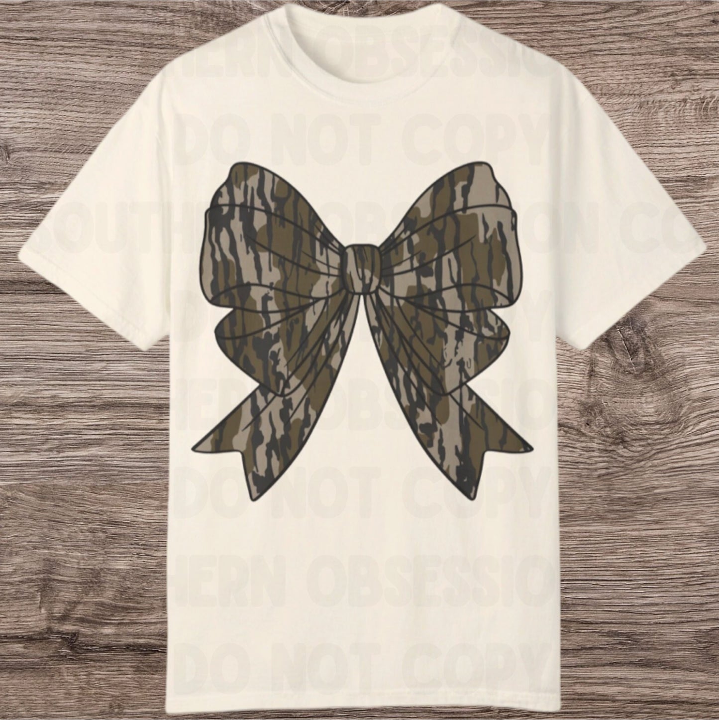 Dark Camo Bow Tee