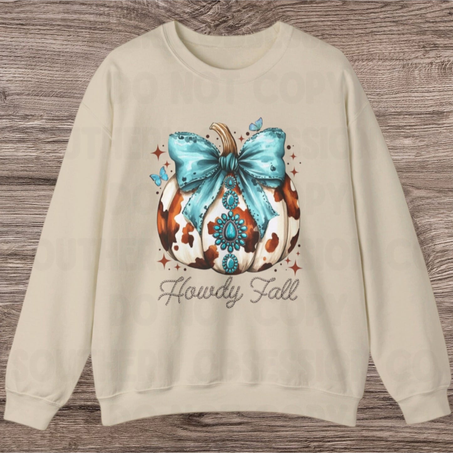 Howdy Yall Pumpkin Sweatshirt