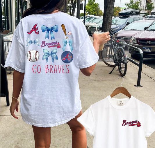 Bows Balls Braves Tee