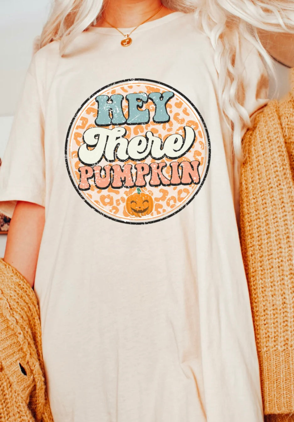 Hey There Retro Pumpkin