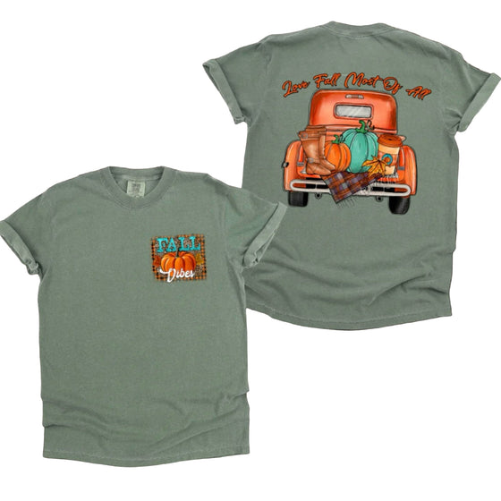 Fall Truck & Pumpkins