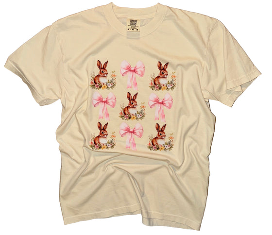 Bunny Bow Tee - Southern Obsession Co. 
