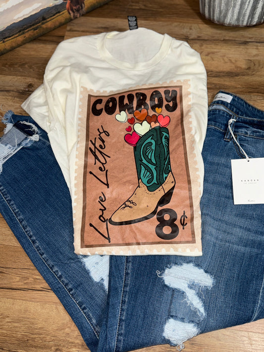 Cowboy - Love Letter Tee