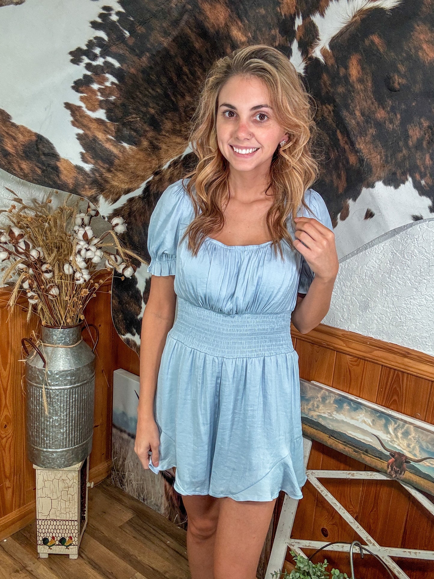 Baby Blue Romper