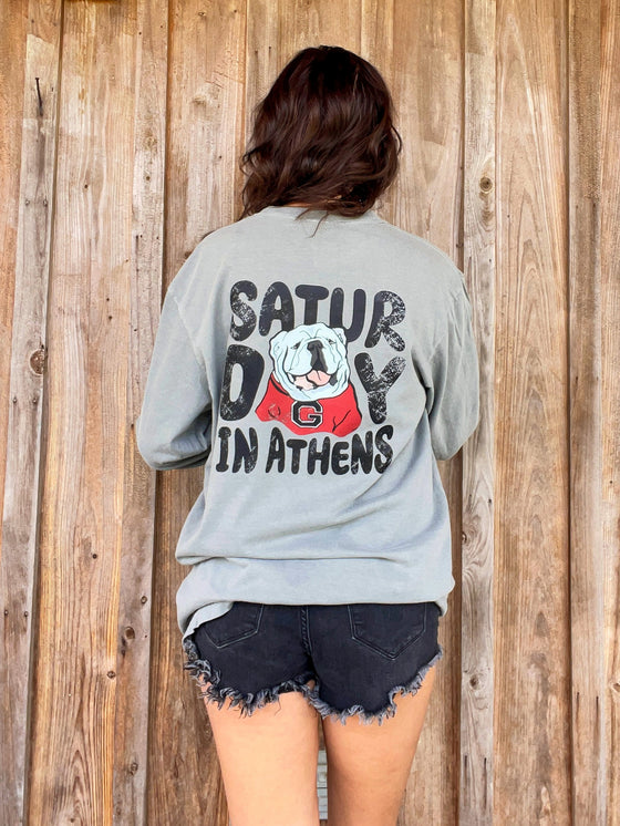 Saturday In Athens Tee - Southern Obsession Co. 