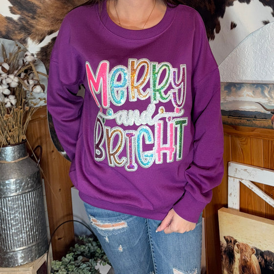 Merry & Bright - Plum