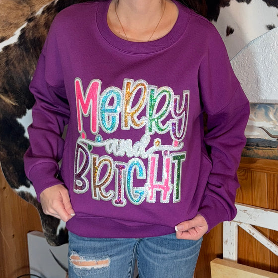 Merry & Bright - Plum