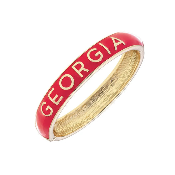 Red Game Day Bangle
