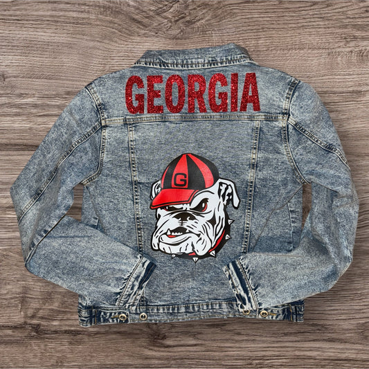 Georgia Dawg Jean Jackets (Adult)