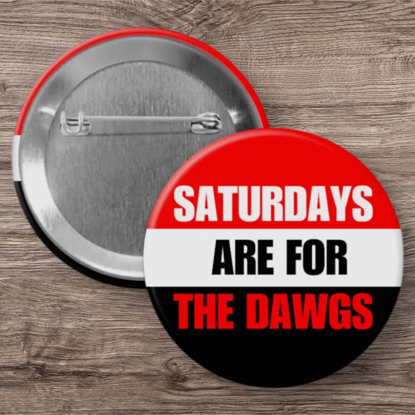 For The Dawgs Button