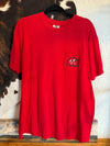 Large Comfort Color Red Tee