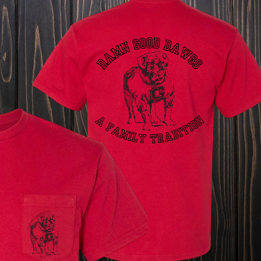 Red "Damn Good Dawg" Tee - Southern Obsession Co. 