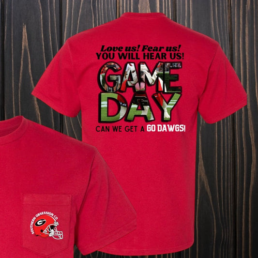 Red Game Day Tee - Southern Obsession Co. 