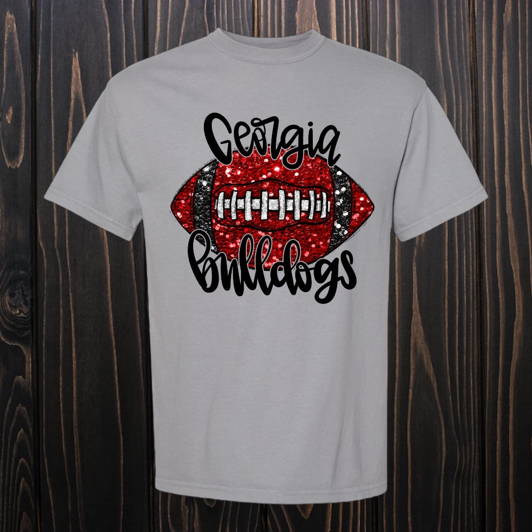 Faux Sequin Georgia Football - Southern Obsession Co. 